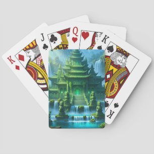 Temple Castle of the Secret Jade Throne Playing Cards