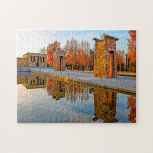 Temple Debod Madrid. Jigsaw Puzzle