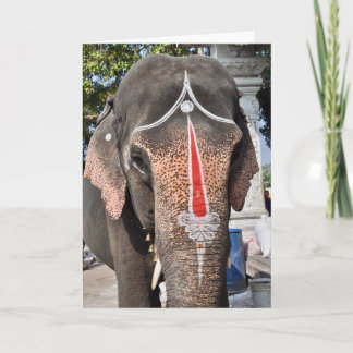 Temple Elephant Card