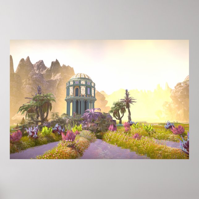 Temple in the Valley Poster (Front)