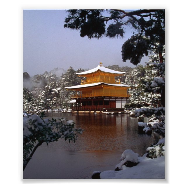 Temple in Winter Photo Print (Front)