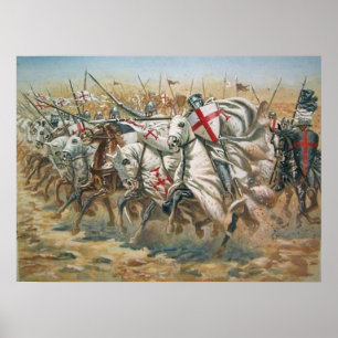 Temple Knights attack Poster