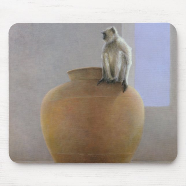 Temple Monkey Mouse Pad (Front)