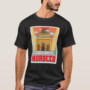 Temple Morocco African Souvenir Moroccans Gibralta T-Shirt