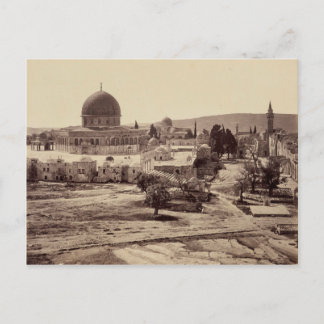 Temple Mount and Dome of the Rock in Jerusalem Postcard