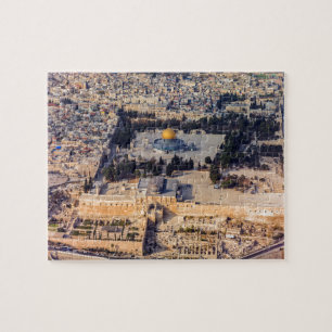 Temple Mount Old City Jerusalem Dome of the Rock Jigsaw Puzzle