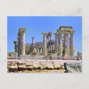 Temple of Aphaia on Aegina 089 Postcard