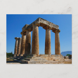 Temple of Apollo, Corinth, Greece Postcard