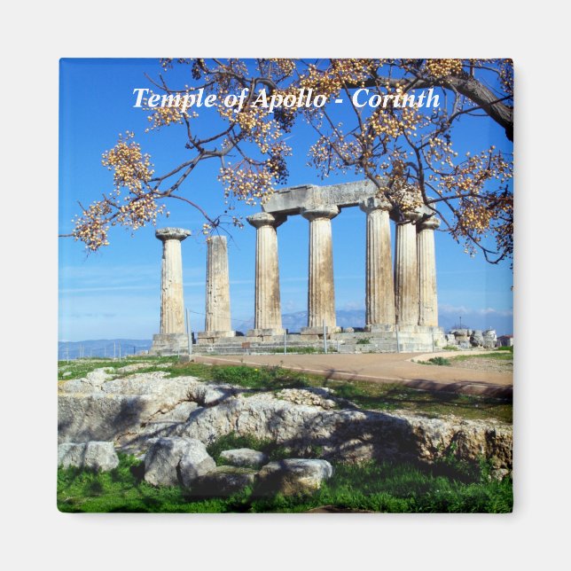 Temple of Apollo – Corinth Magnet (Front)