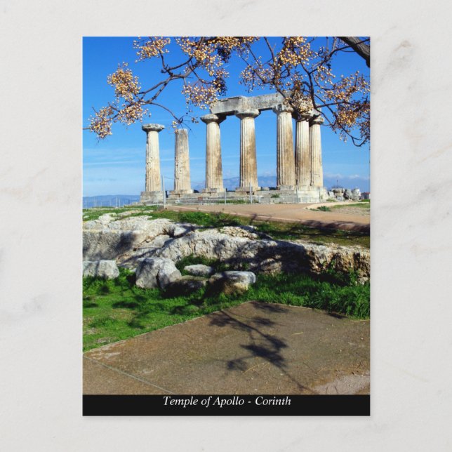Temple of Apollo – Corinth Postcard (Front)