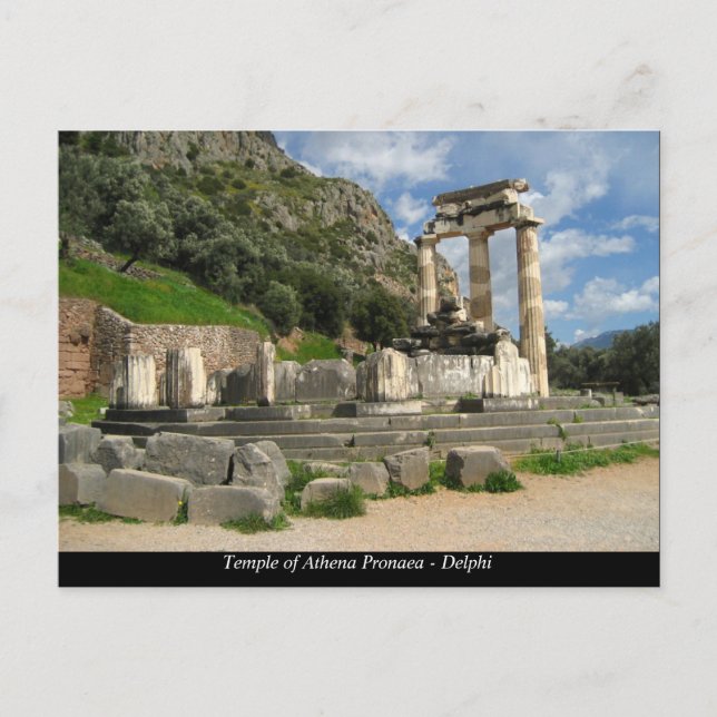 Temple of Athena Pronaea - Delphi Postcard (Front)