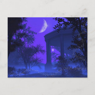 Temple of Diana in the Moonlight Postcard