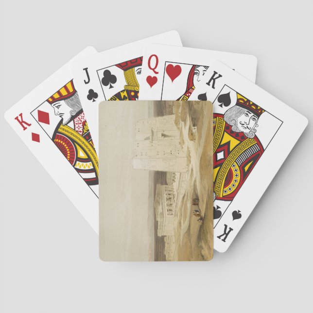 Temple of Edfu, ancient Apollinopolis, Upper Egypt Playing Cards (Back)