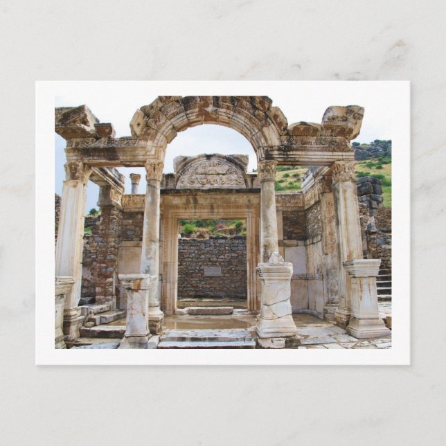 Temple of Hadrian, Ephesus Postcard (Front)