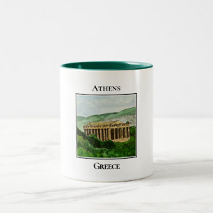 Temple of Hephaestus, Athens Greece Two-Tone Coffee Mug
