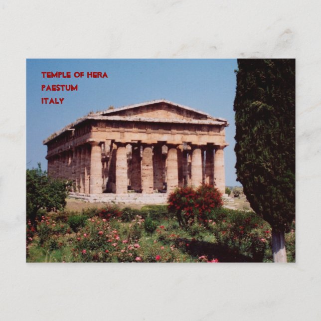 Temple of Hera Postcard (Front)