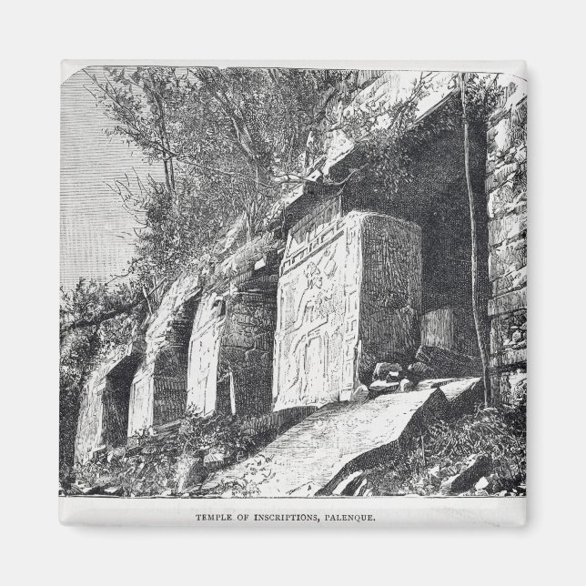 Temple of Inscriptions, Palenque Magnet (Front)