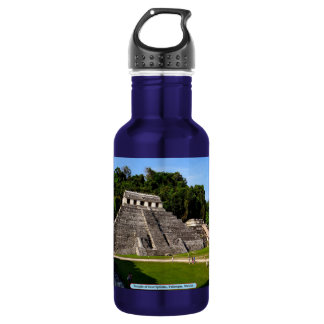 Temple of Inscriptions, Palenque, Mexico 532 Ml Water Bottle