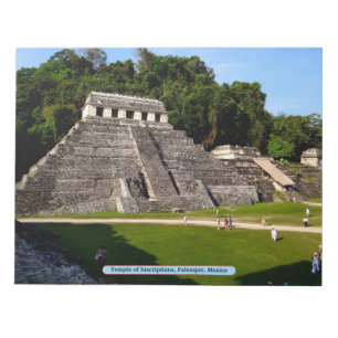 Temple of Inscriptions, Palenque, Mexico Notepad