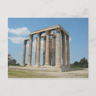 Temple of Olympian Zeus (Athens) Postcard