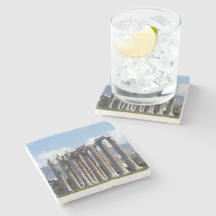 Temple of Olympian Zeus Stone Coaster