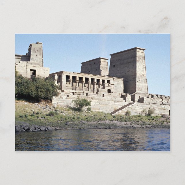 Temple of Philae Aswan, upper Egypt Desert Postcard (Front)