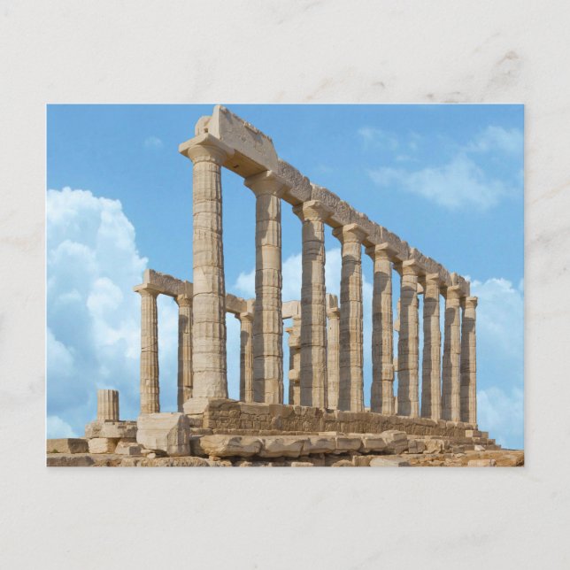 Temple of Poseidon Postcard (Front)
