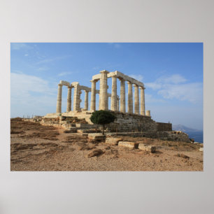 Temple of Poseidon Poster