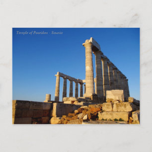 Temple of Poseidon - Sounio Postcard
