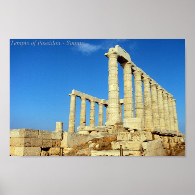Temple of Poseidon - Sounio Poster (Front)