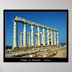 TEMPLE OF POSIEDON POSTER
