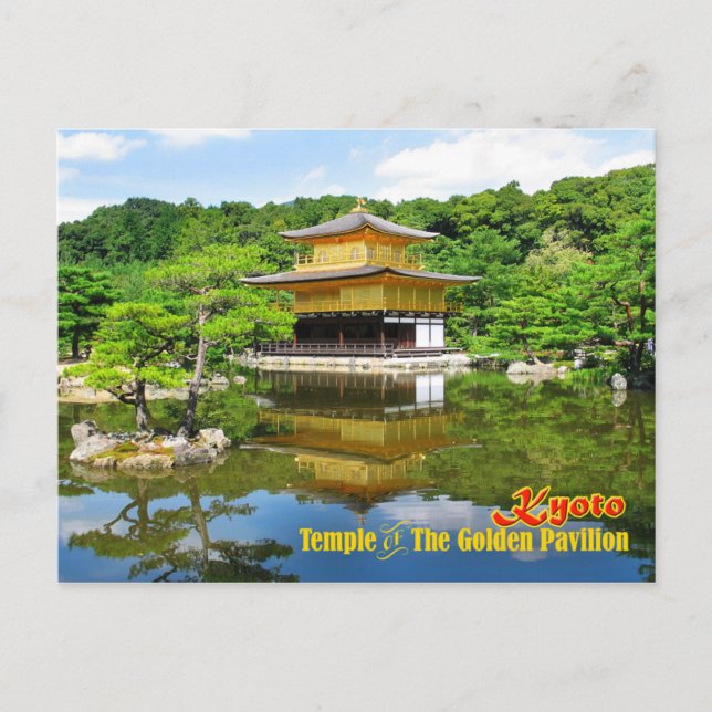 Temple of the Golden Pavilion, Kyoto, Japan Postcard (Front)