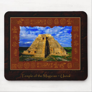 Temple of the Magician Mayan Gift item Mouse Pad