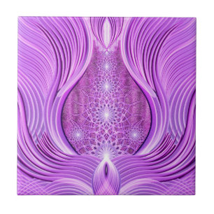 Temple of Violet Light Ceramic Tile