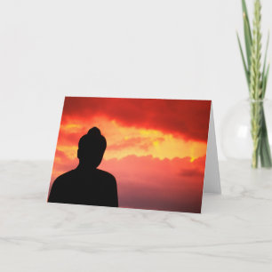 Temple Relic Buddhist Statue Card