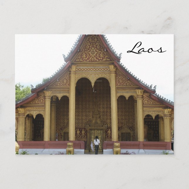 temple roof postcard (Front)