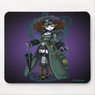 Temple Steampunk Time Traveller Vampire Mousepad