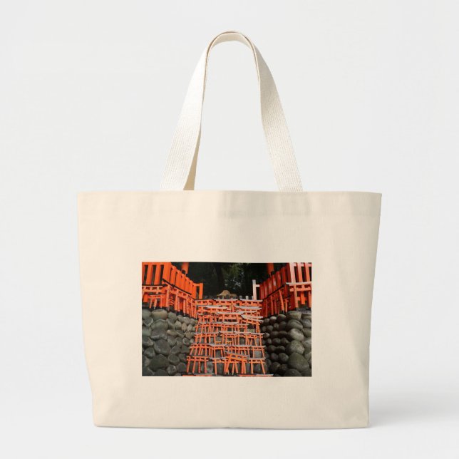 Temple Stone Far East Large Tote Bag (Front)