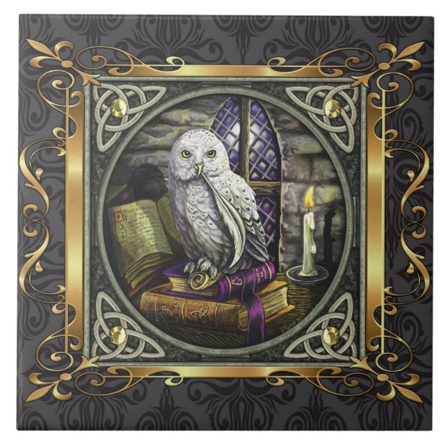 Temple Stone Mediaeval Witchcraft Ritual Alter Tile (Front)