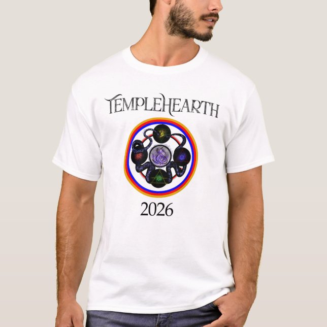 TempleHearth 2026 Light T Shirt (Front)