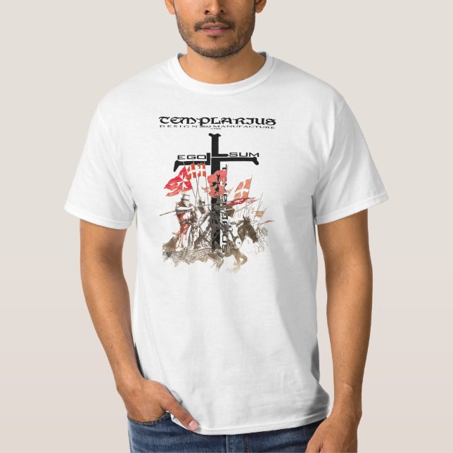 Templer Ego Sum Templarius Shirt Nr. 0915122013 (Front)