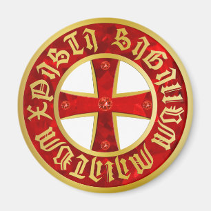 Templer Kreuz / Knights Cross / Crusaders Cross Magnet