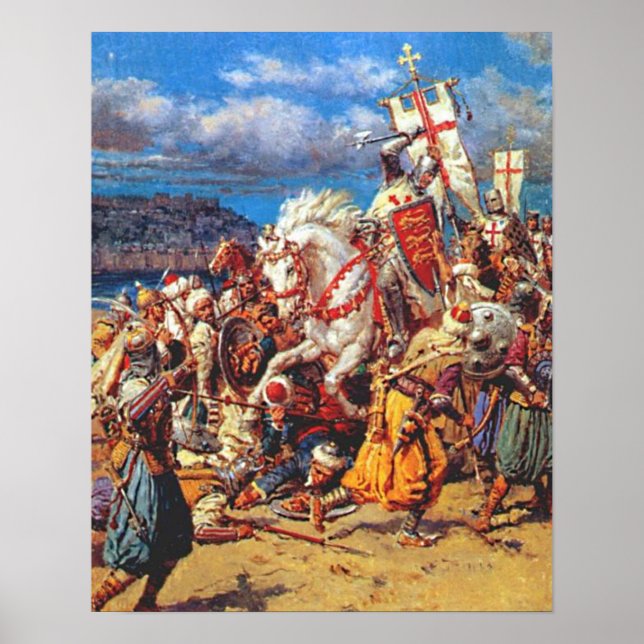 Templer vs Saracens Poster (Front)