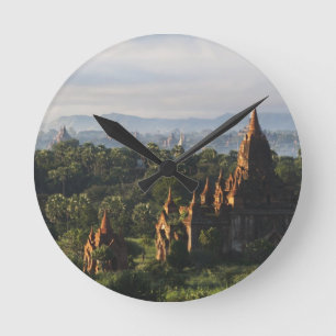 Temples at sunrise, Bagan, Myanmar Round Clock