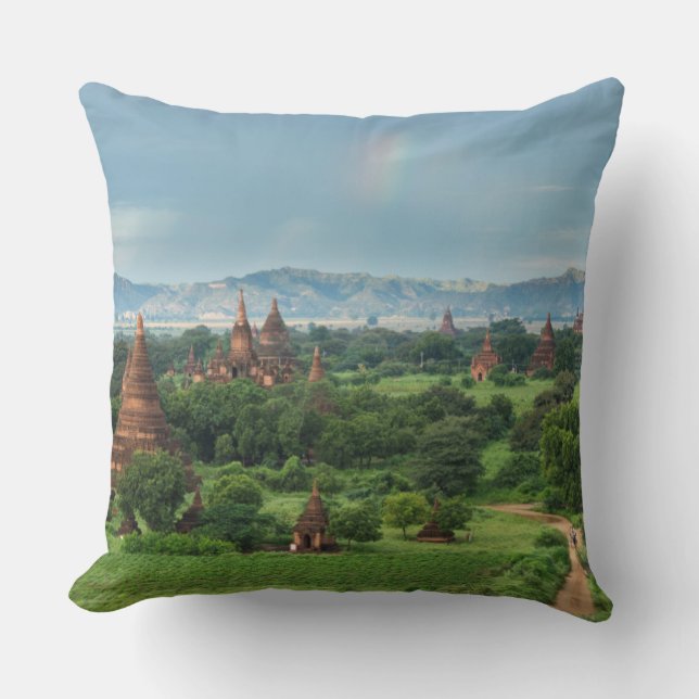 Temples in Bagan, Myanmar Cushion (Front)