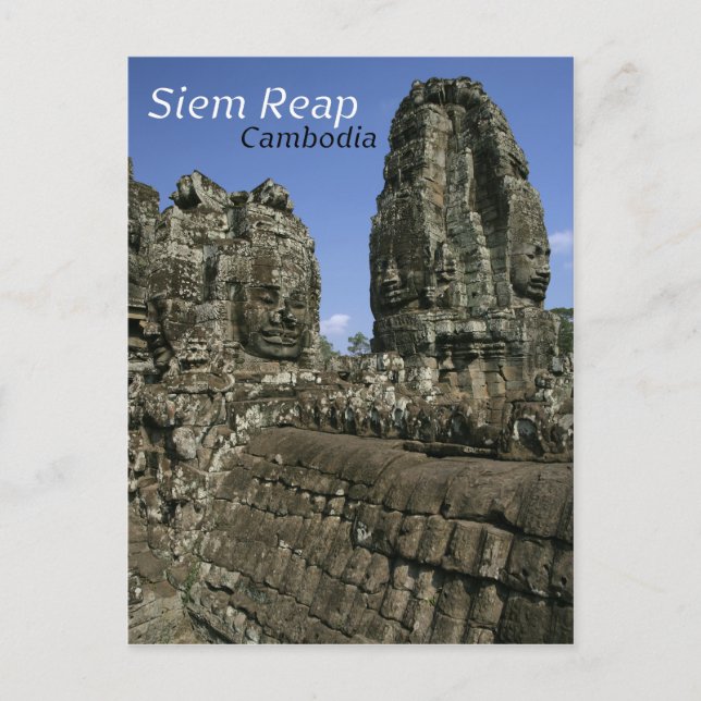 Temples of Angkor in Cambodia Postcard (Front)