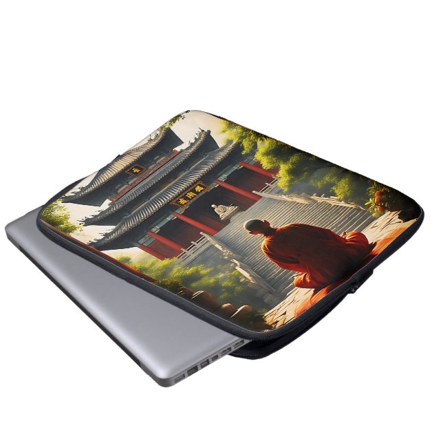Temple's Quietude Laptop Sleeve (Front Bottom)