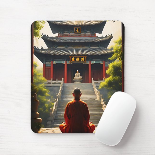 Temple's Quietude Mouse Pad (With Mouse)
