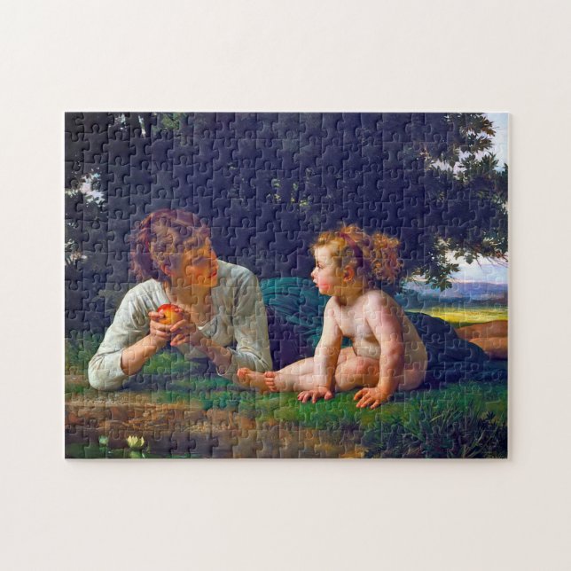 Temptation, Bouguereau Jigsaw Puzzle (Horizontal)