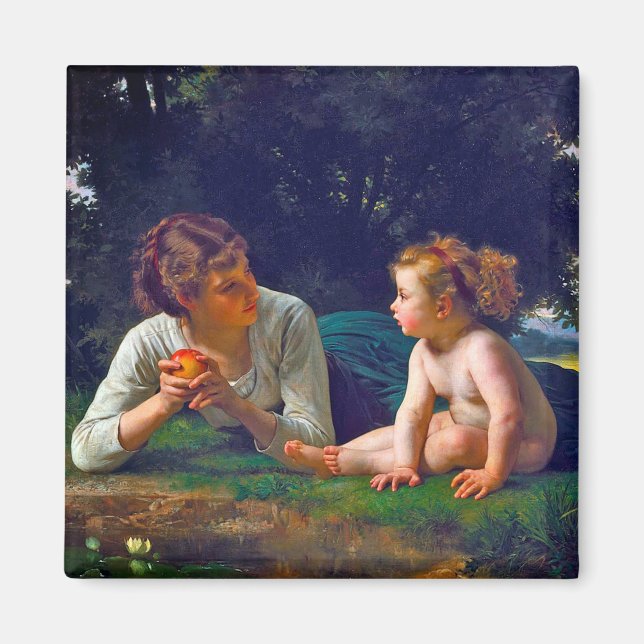 Temptation, Bouguereau Magnet (Front)